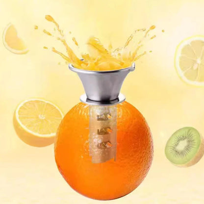 Premium Stainless Steel Lemon Squeezer – Effortless Citrus Juicer