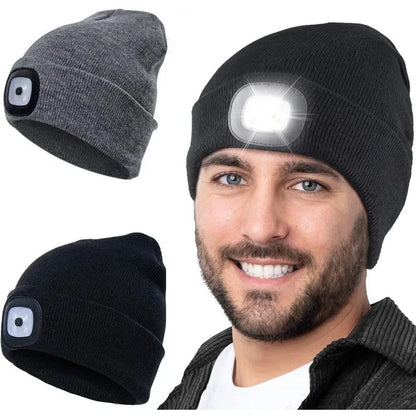 Rechargeable LED Hat for Winter – Light Up Your Winter