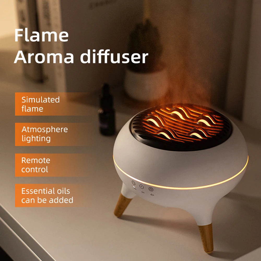 Dynamic Jellyfish Flame Aroma Diffuser — Ocean-Glow Scent Diffuser