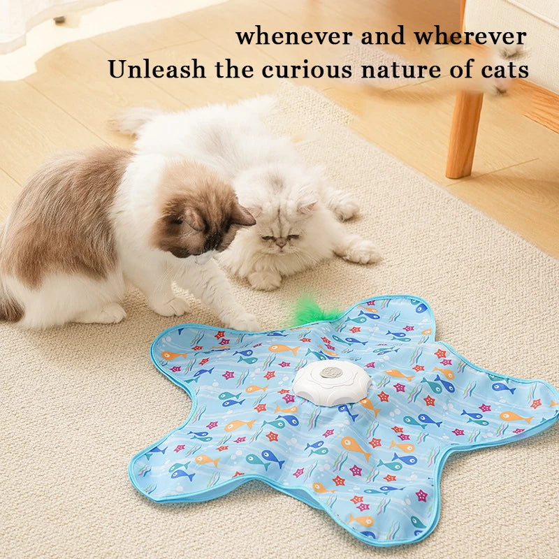 Autonomous Interactive Hide-and-Seek Cat Toy