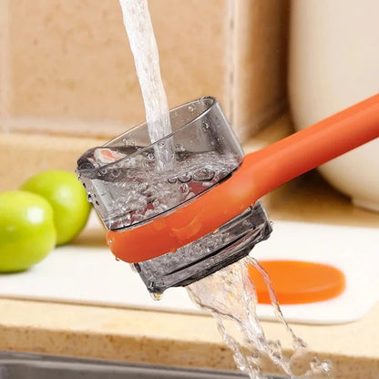 Ergonomisch schilmesje met antislip-handvat en ingebouwde opbergruimte