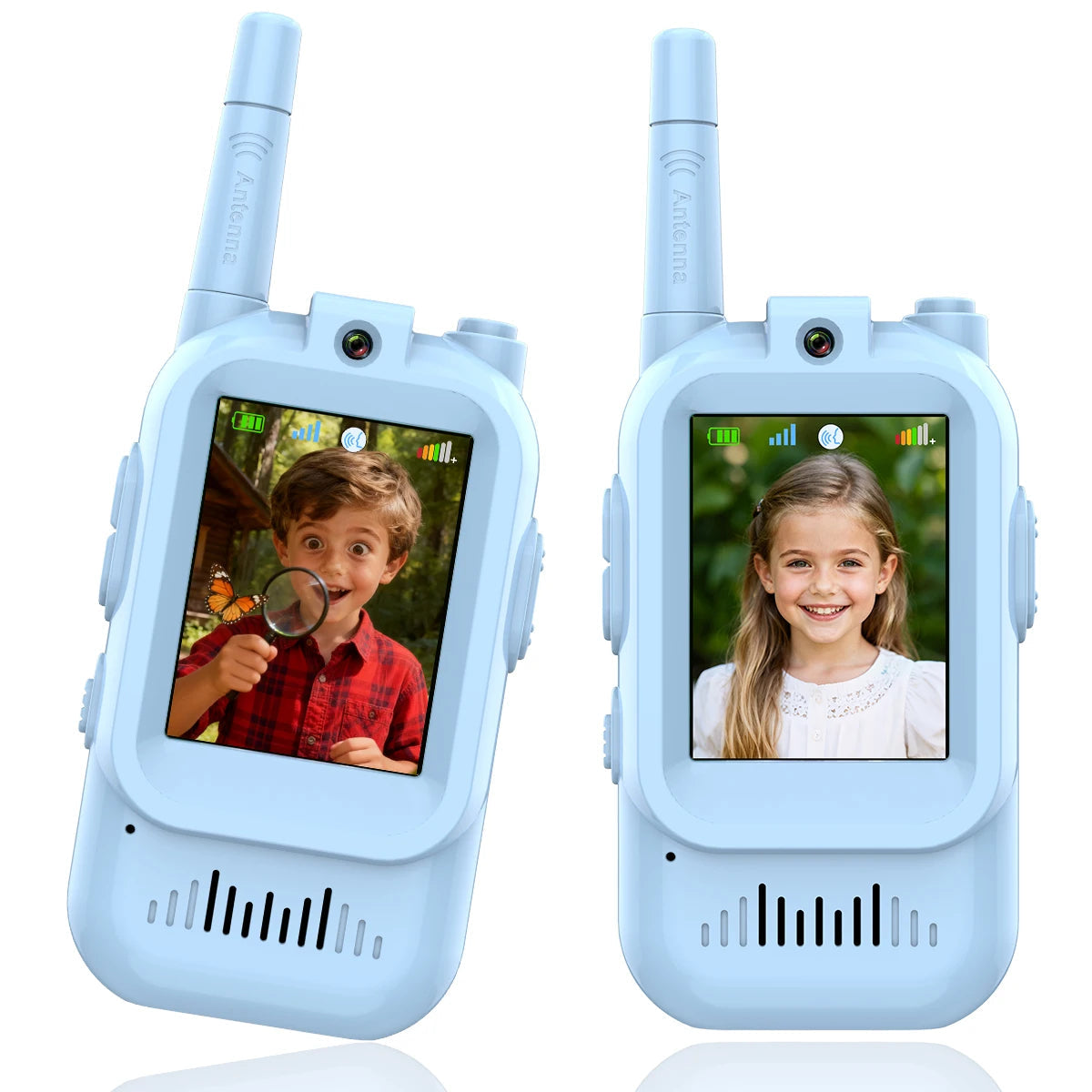 2-piece children's video walkie-talkies