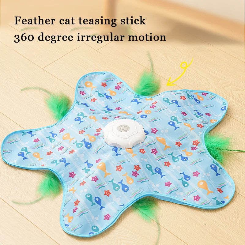 Autonomous Interactive Hide-and-Seek Cat Toy
