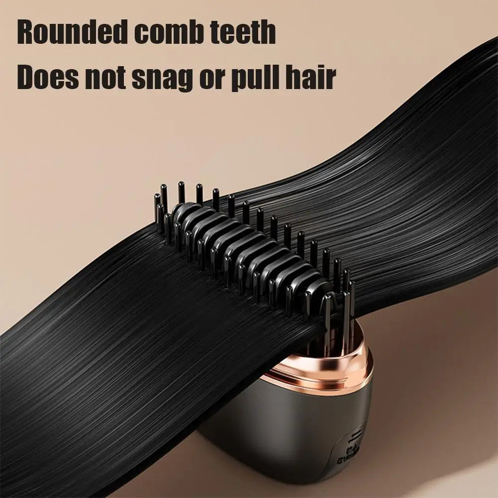 Cordless 2-in-1 Portable Ceramic Hair Straightener – Travel-Friendly and Fast-Heating Styling Tool