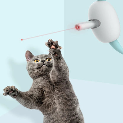 Rechargeable interactive laser collar for cats with USB charging for endless fun