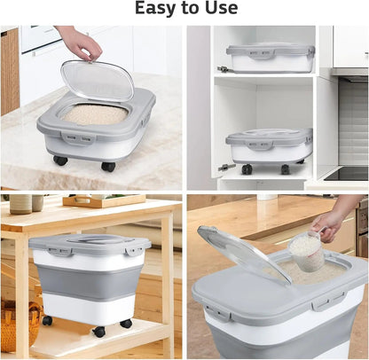 Large Capacity Collapsible Food Storage Container