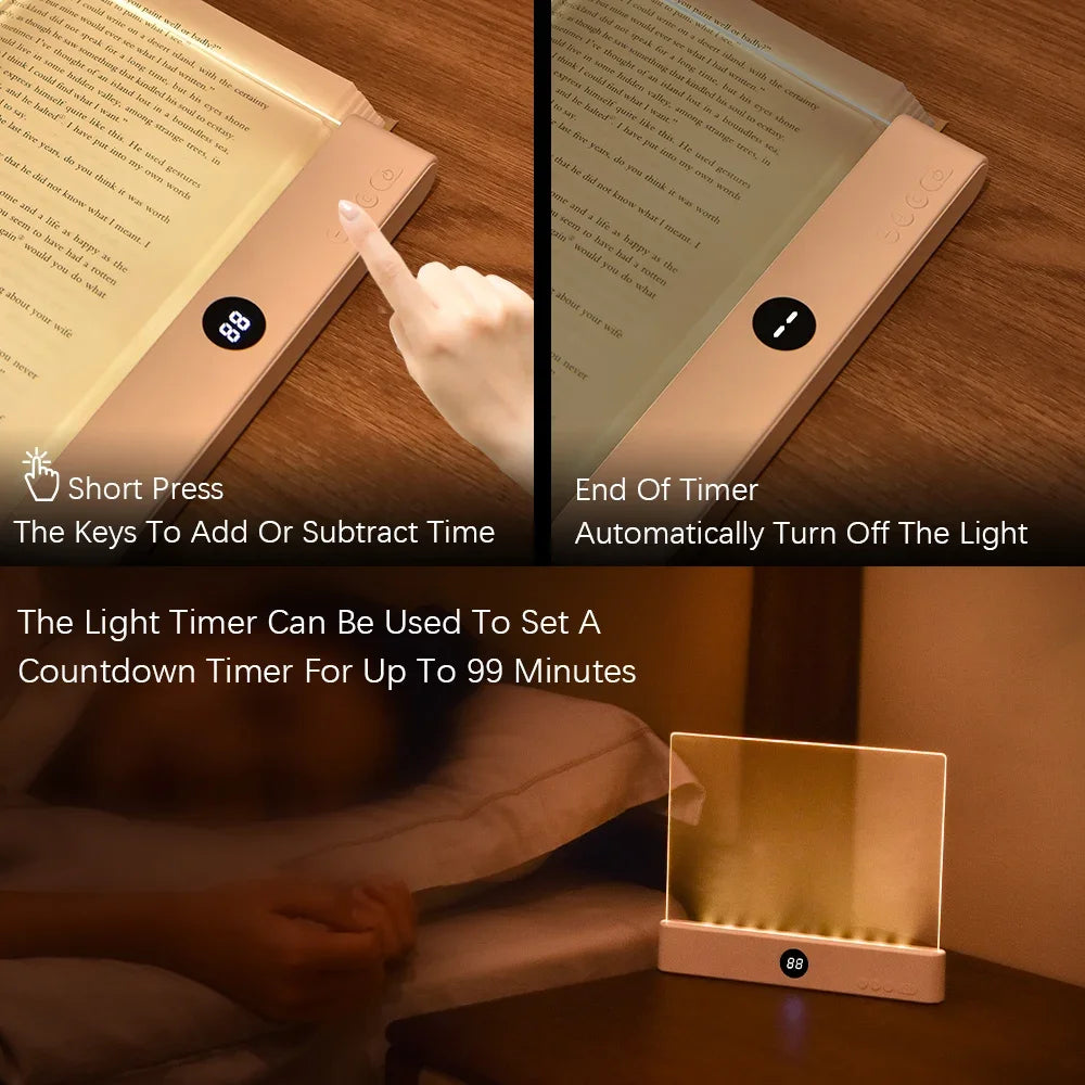 Strakke LED-nachtzicht plat-paneel leeslamp