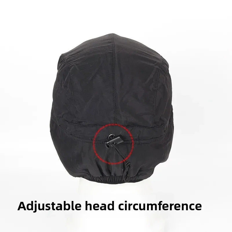 Snug winter bomber hat with earflaps for warmth and style