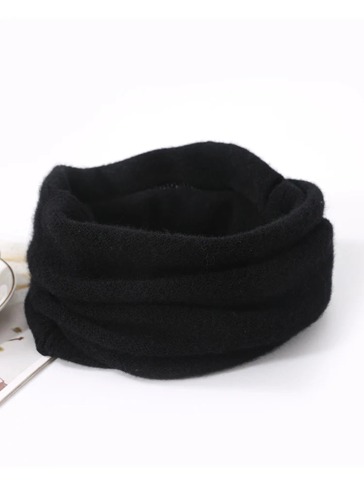 Cozy Merino Wool Face Mask and Winter Scarf Set