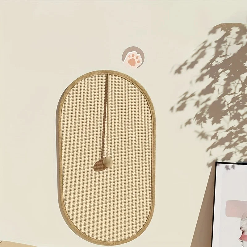 Sisal 3-in-1 Wandgemonteerde kattenkrabpad