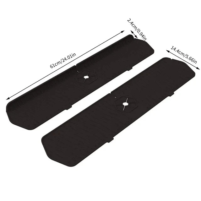 Silicone Sink Splash Guard - Flexible and Splash-Proof, Protection for Clean Countertops