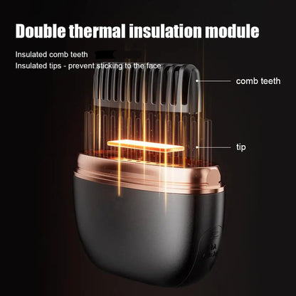 Cordless 2-in-1 Portable Ceramic Hair Straightener – Travel-Friendly and Fast-Heating Styling Tool