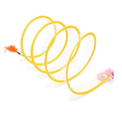 Foldable S-shaped Interactive Cat Tunnel