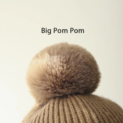 Snug knitted kids' hat with earflaps – warm winter hat