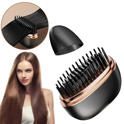 Cordless 2-in-1 Portable Ceramic Hair Straightener – Travel-Friendly and Fast-Heating Styling Tool