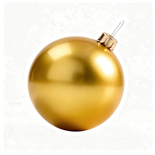 Feestelijke opblaasbare kerstbaldecoratie – heldere en opvallende tuinversiering