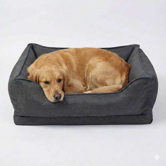 Orthopedisch antislip hondenbed voor de achterbank