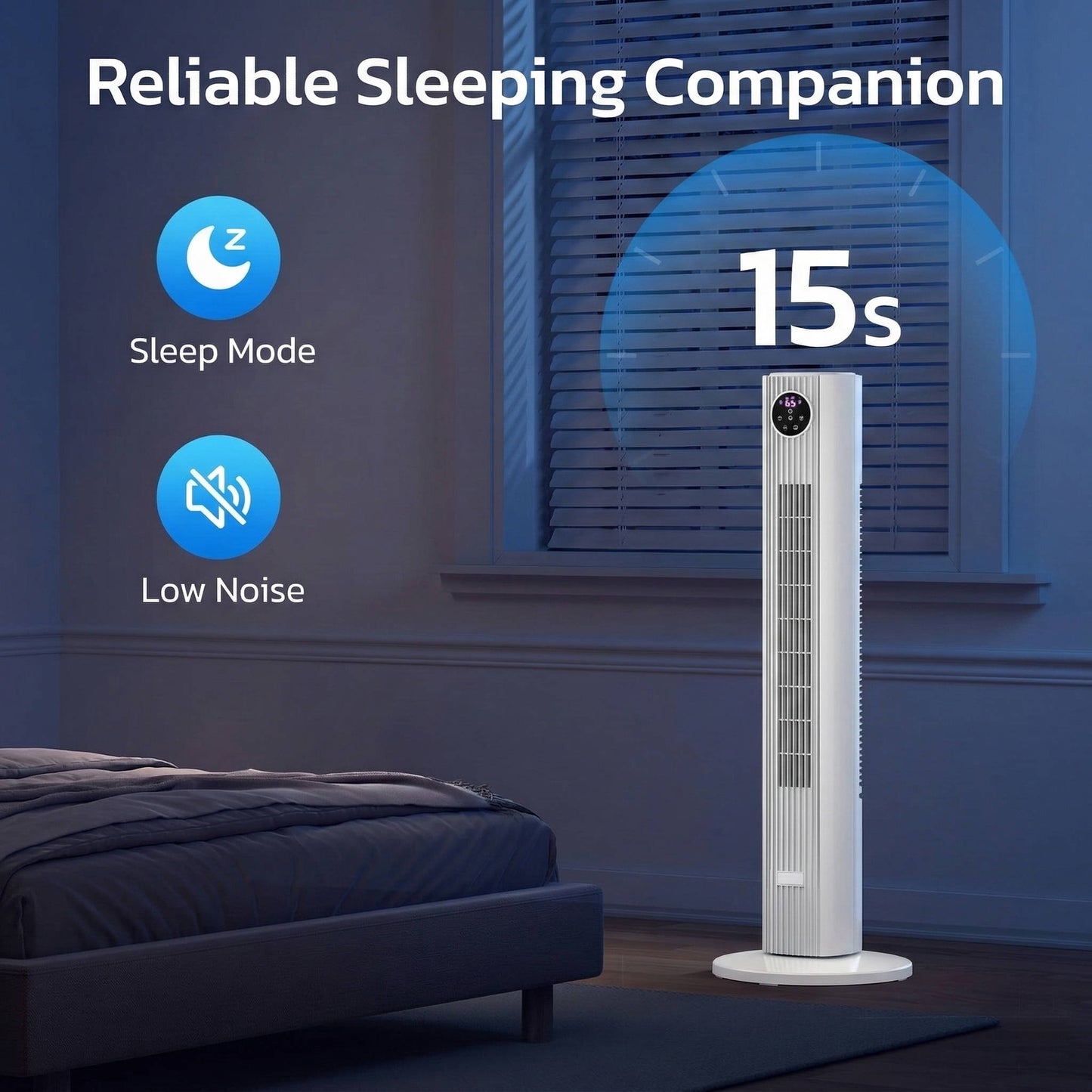 Portable Air Conditioner Unit - Windowless AC for Bedroom & Apartment, Compact Room Cooler