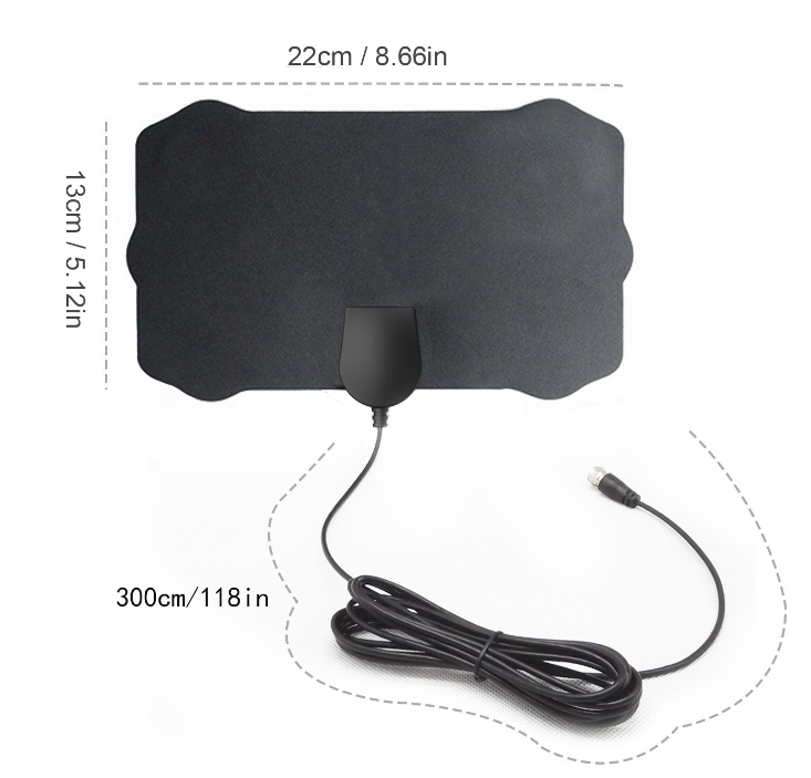 Indoor Satellite HDTV Antenna with Crystal Clear HD Reception