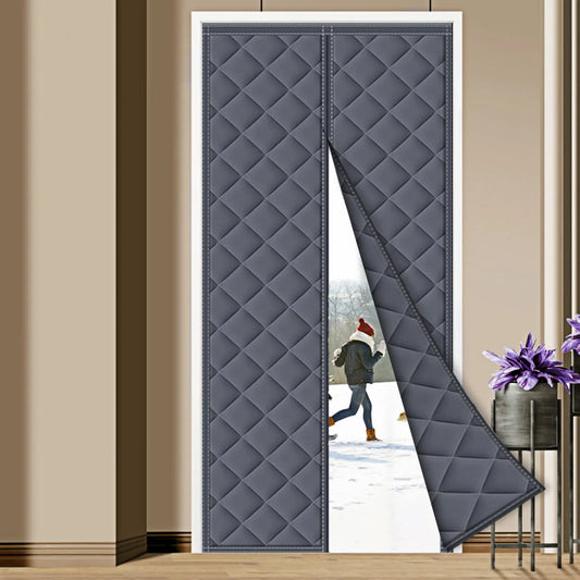 Magnetisch thermisch deurgordijn voor de winter – isolatie die tocht tegenhoudt en kamers warmer houdt