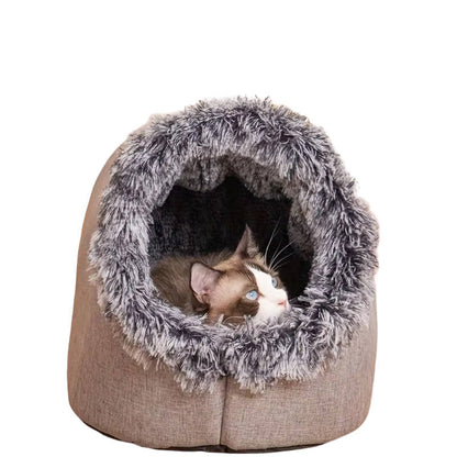 Knus kattenbed voor de winter