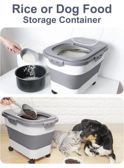 Large Capacity Collapsible Food Storage Container