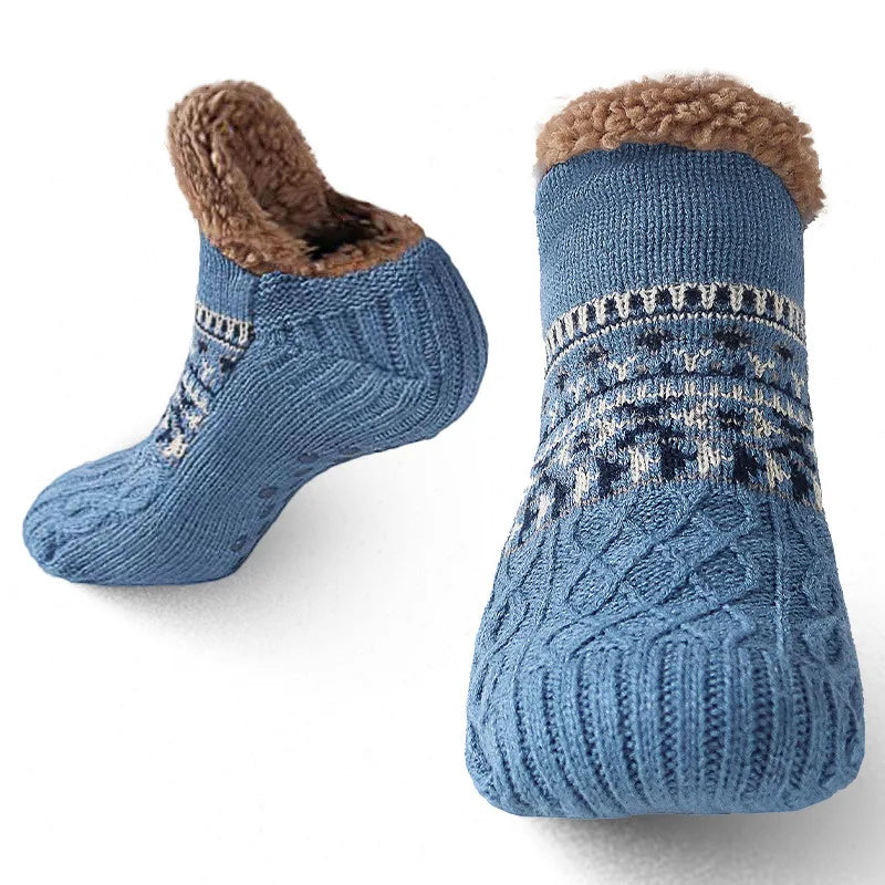 Cozy socks with a snowflake pattern for ultimate warmth
