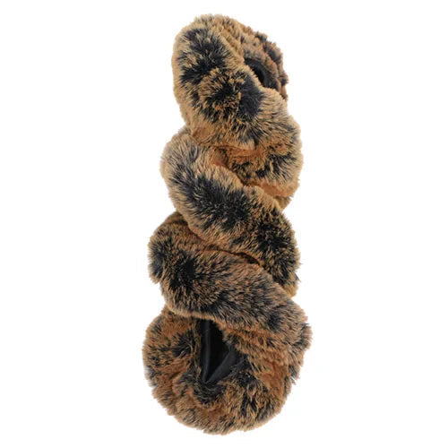 Knusse pluche winterse stuurhoes voor een warme, comfortabele rit