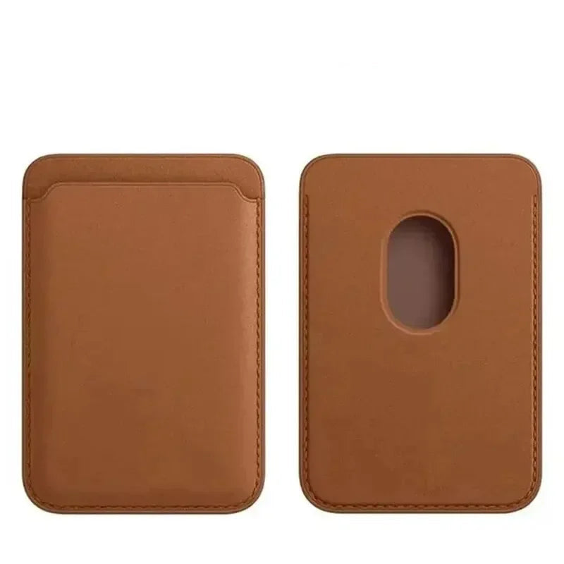 Slim Magnetic Leather Card Wallet for iPhone