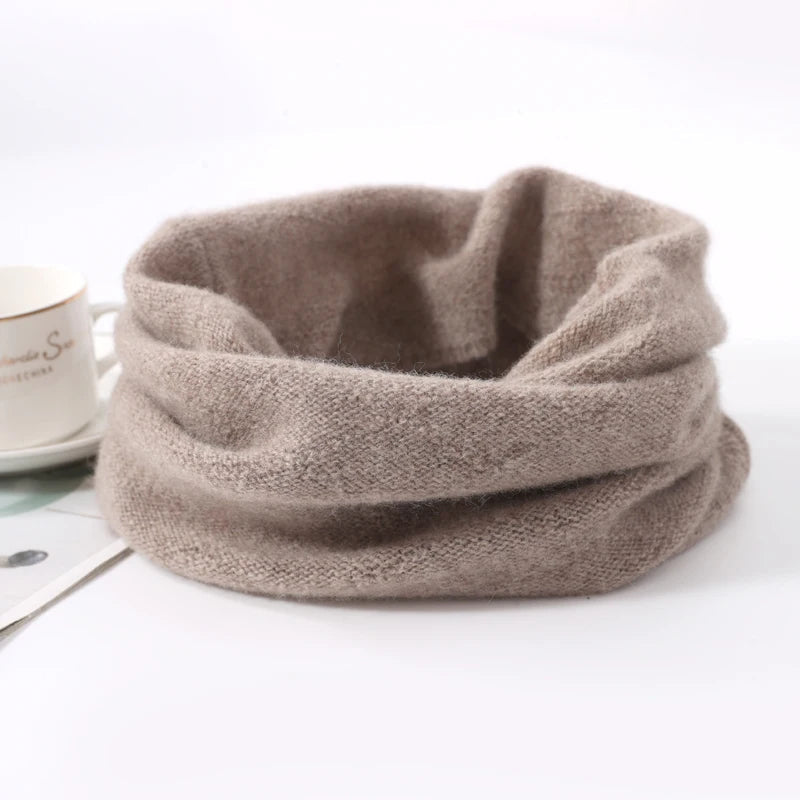 Cozy Merino Wool Face Mask and Winter Scarf Set