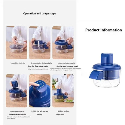 Electric Fruit and Vegetable Peeler – Quick and effortless peeling with an ergonomic design