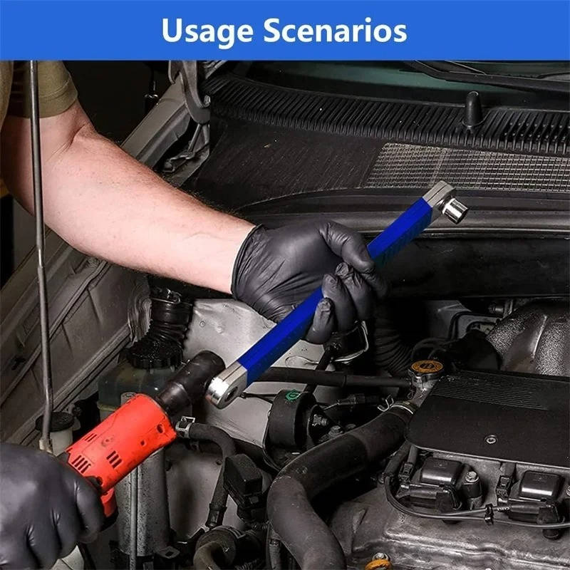 Extendable wrench for tight spaces