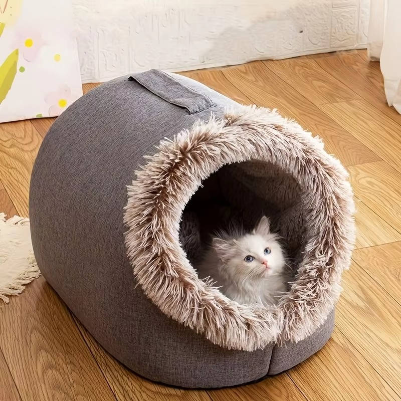 Knus kattenbed voor de winter