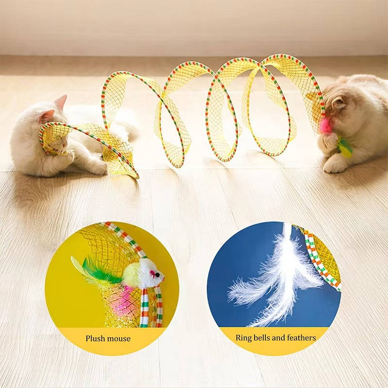 Interactieve kattenspeeltjes voor nieuwsgierige katten - Spring, Achtervolg en Speel