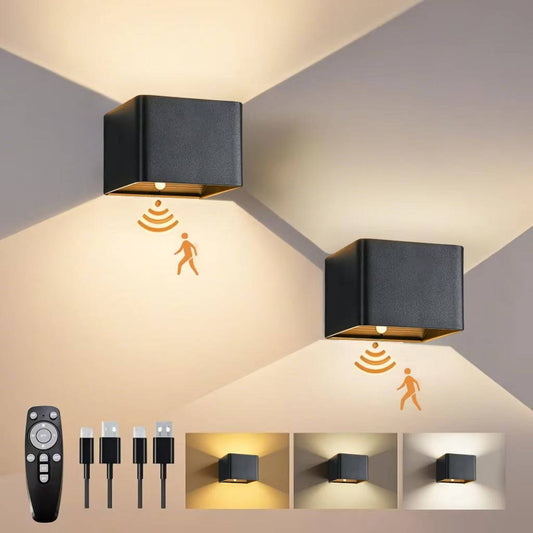 Slimme binnenwandlamp met bewegingssensor en afstandsbediening