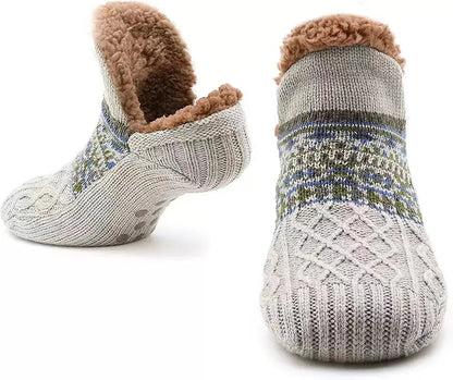Cozy socks with a snowflake pattern for ultimate warmth