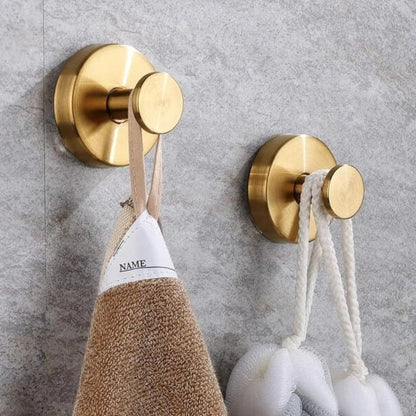 Suction Cup Wall Hooks with Twist-and-Click Lock - Durable, Drill-Free Installation for Easy Organization
