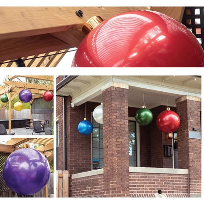 Festive Inflatable Christmas Ball Decoration – Bright and Eye-Catching Garden Decoration