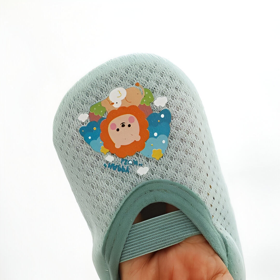 Schattige cartoon-achtige antislipschoenen voor baby's
