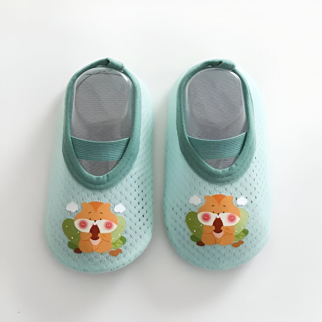 Schattige cartoon-achtige antislipschoenen voor baby's