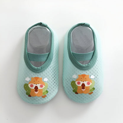 Schattige cartoon-achtige antislipschoenen voor baby's