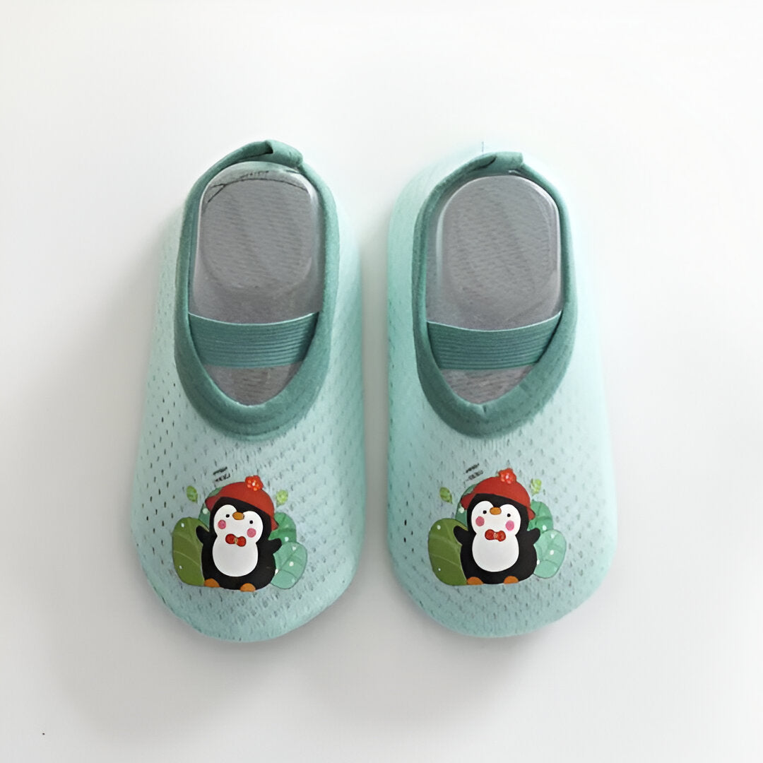 Schattige cartoon-achtige antislipschoenen voor baby's