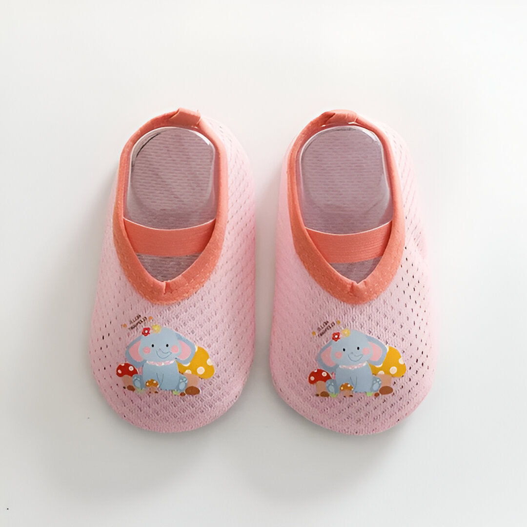 Schattige cartoon-achtige antislipschoenen voor baby's