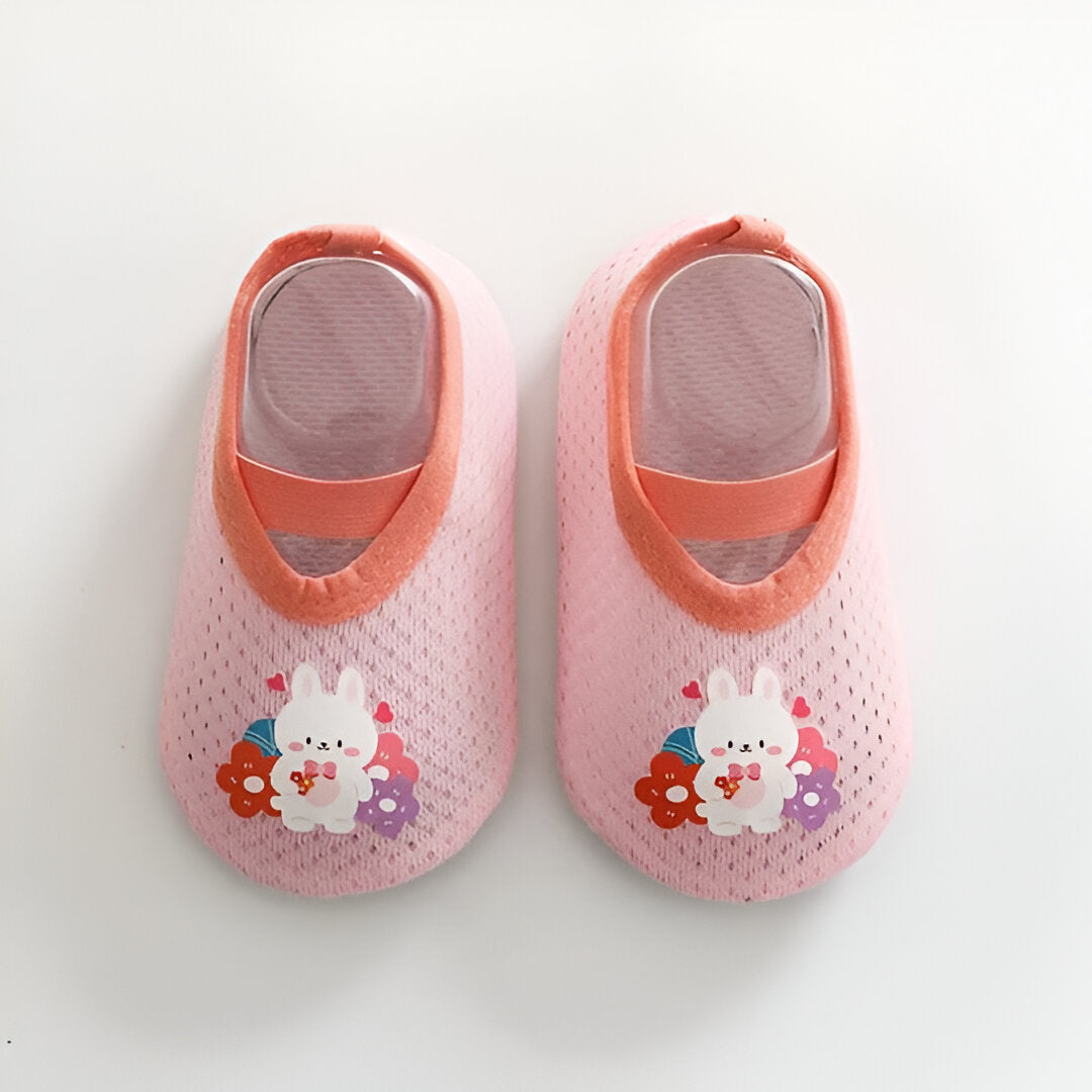 Schattige cartoon-achtige antislipschoenen voor baby's