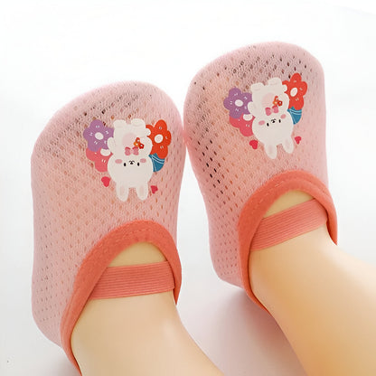 Schattige cartoon-achtige antislipschoenen voor baby's