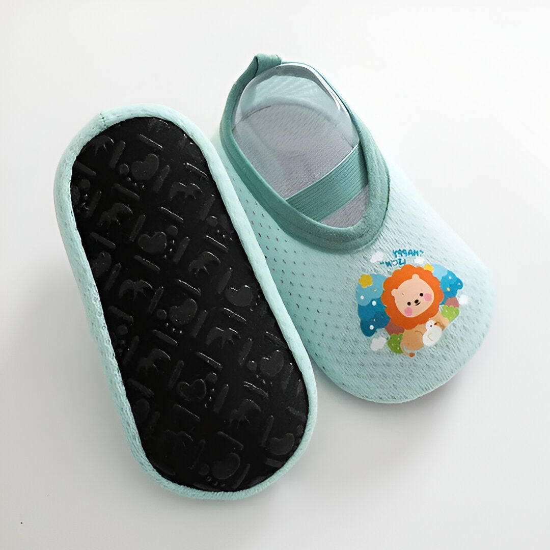 Schattige cartoon-achtige antislipschoenen voor baby's