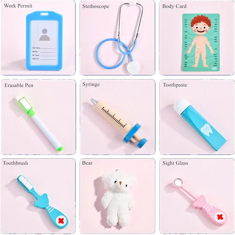 Junior tandarts-rollenspel-kit voor kinderen