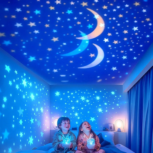 Kids’ oceaanprojectie-nachtlamp — rustgevende bedtijdgloed
