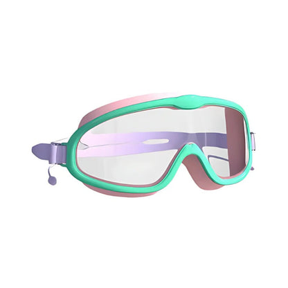 Kids' swimming goggles with anti-fog and wide-view lenses