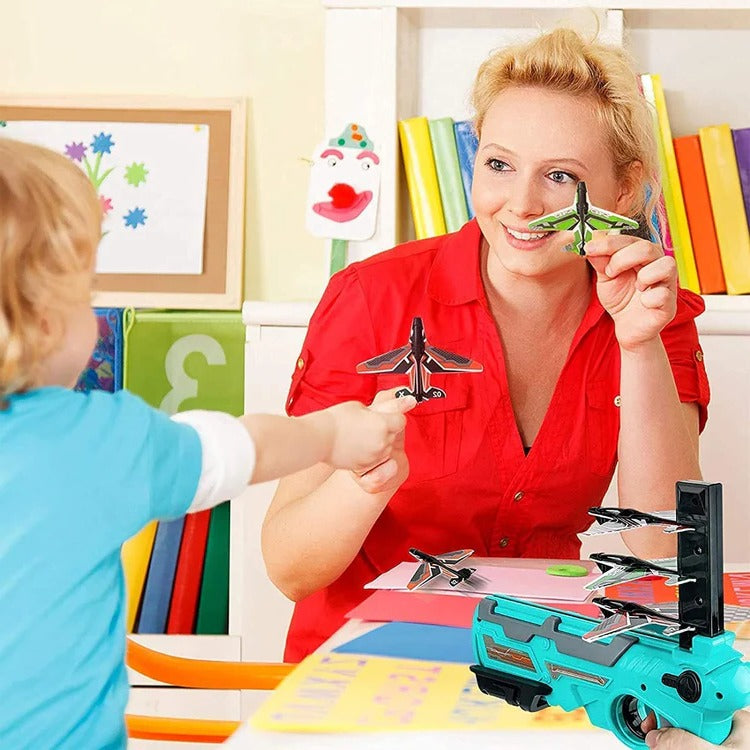 SkyGlider Deluxe Airplane Launcher Toy
